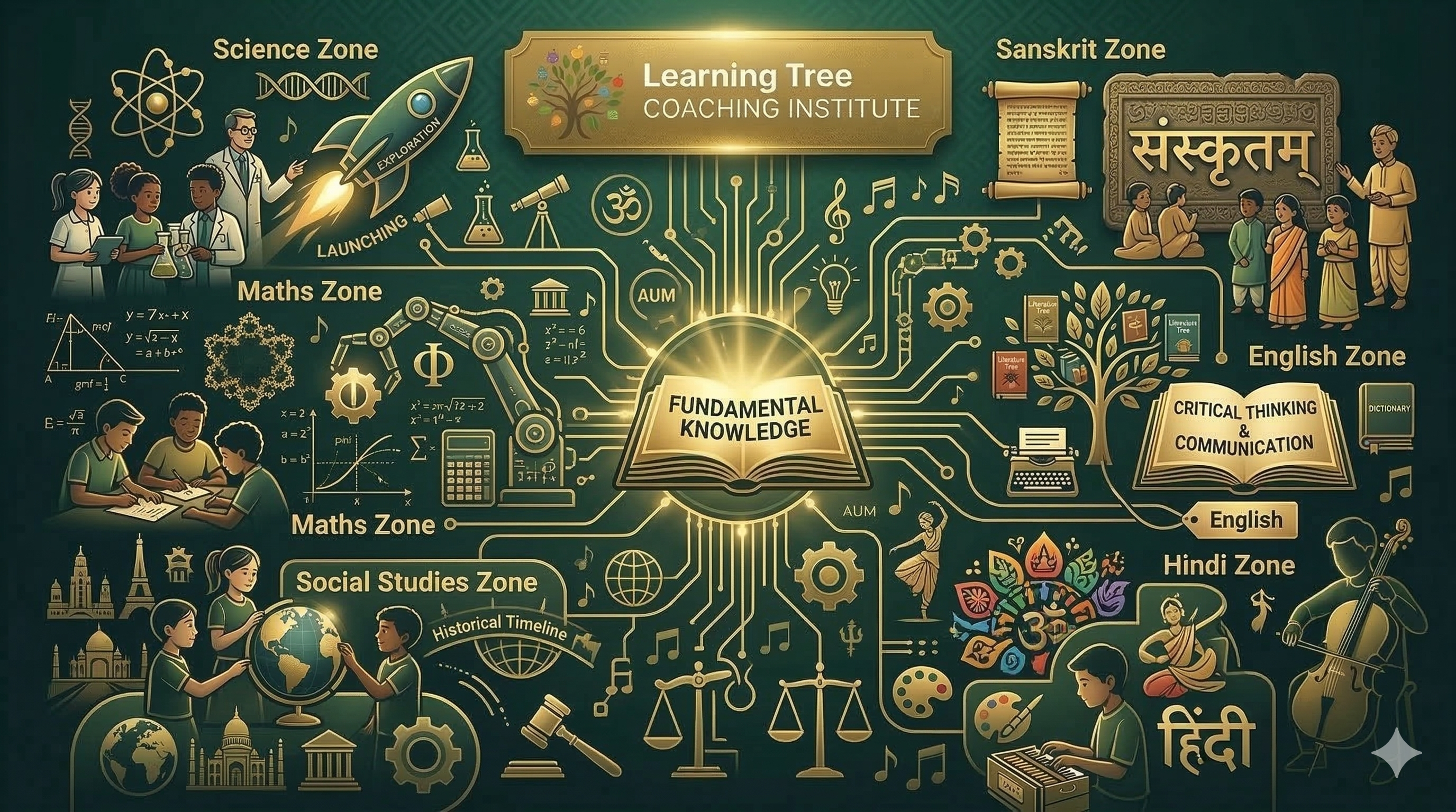 Learning Tree classroom environment focused on accessible quality education